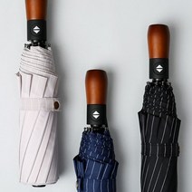 기타 3단 자동 스트라이프우산 대형 BUSINESS