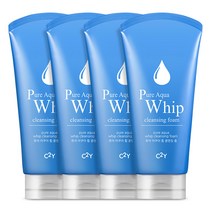 C2Y 누적200만개)휩 폼클렌징 4개 스크럽 세안제 클렌징폼, 아쿠아 4개