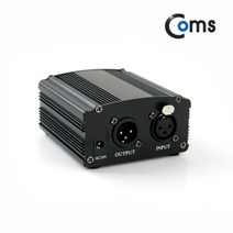 COMS 팬텀파워 48V 마이크 증폭 장비 홈레코딩 콘덴서 소리크게 IB812