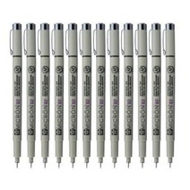 SAKURA 피그마 마이크론 02 젤잉크펜 0.3mm, 블루, 12개