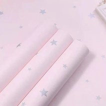 50 미터 대형 롤 두꺼운 벽 스티커 자체 접착 벽지 침실 방수 PVC 기숙사 따뜻한 홈 리노베이션, [01] 길이 50m * 너비 60cm(도구 보내기), [04] 핑크스타 언어 (업데이트)