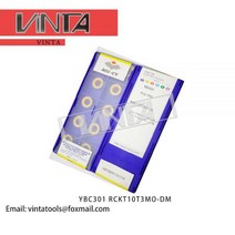 철판 가위 철 전동 초경 밀링 인서트 선반 터닝 플레이트 커터, YBG202 RCKT10T3MO-DM, 10개