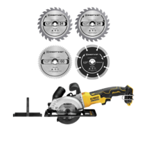 디월트 아토믹 전동 원형톱 DCS571B + 톱날 세트, DCS571B + 4종톱날 세트
