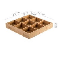 일본식 간식 디저트 접시 조미료 간장 트레이 원형디스크 병 세라믹, 9 lattices