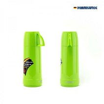마쿠텍 독일 진공유리 픽미업 보온 보냉병, 애플그린, 0.5L