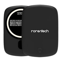 로랜텍 맥세이프 갤럭시 아이폰 고속 무선충전 보조배터리, 블랙, 10000mAh