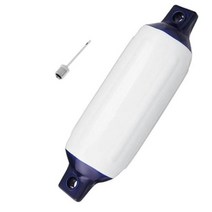 풍선 보트 펜더 PVC 보트 앵커 범퍼 해양 보트 펜더 보트 범선 쿠디 등, 하얀색, 160 x 580mm