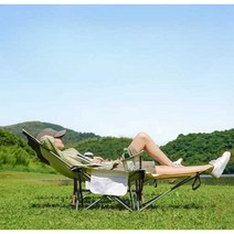 조절가능의자 야외 낚시의자 폴딩의자 휴대용 접이식, 수납가방 헤드레스트 보내드리는 그레이 천커버