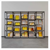 상패 전시대 기념품 상패진열장 장식장 스탠드 감사패, E형 280x30x200