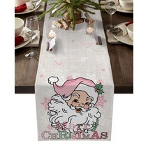 크리스마스 유칼립투스 전나무 나무 로빈 홈 장식 테이블 웨딩 주방 러너, 44.41 x 183cm+LXM13037