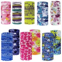 버프 다용도 사계절 등산 자전거 낚시 야외활동 남성 여성 멀티스카프 10개, 1.여성색상 랜덤 10장