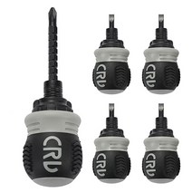 비즈엘 다용도 라쳇 십자 일자 양용 주먹 드라이버, 5개입