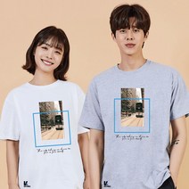 키밍 홍콩 여행 남자검은색반팔티 남자기본긴팔티