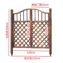 원목 목재 나무 방부목 단독주택 전원주택 마당 정원 주차장 메쉬 휀스 펜스 울타리 대문, B 110cm 격자문