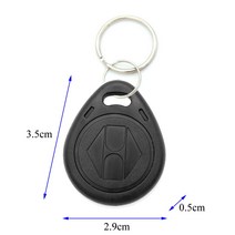 RFID복사기 rfid rfid태그 카드복사기 100 개 RFID 태그 125KHz 근접 카드 Keyfobs 키 Fob 액세스 제어 스, 01 Black, 01 Black