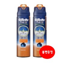질레트 센서티브 2 in 1 퓨어스포츠 듀오팩 쉐이빙 젤 170g 2개 ( 0.5mm 볼펜증정 )