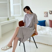 [천삼백케이] [오슈] 봄 여름 코디 편한 데일리 대학생 포켓 롱원피스