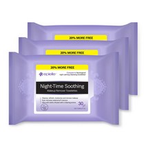에피엘르 나이트타임 수딩 클렌징 티슈, 30매, 3개