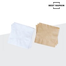 베스트냅킨 칵테일 냅킨 테이블 냅킨 무지 무형광, 옵션3.6000매, 흰색지