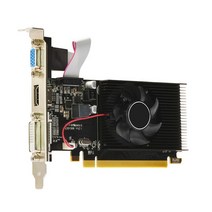 AMD Radeon 비디오 카드 R5 230 2GB 그래픽 사무실 GPU 컴퓨터 기본 사용 브라우징 게임, 한개옵션0