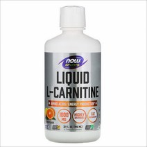 Now Foods 나우 푸드 스포츠 액상 리퀴드 엘 카르니틴 시트러스 Sports Liquid L Carnitine 1000mg 946ml, 1개
