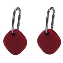 삼성 갤럭시 스마트태그 위치추적기 호환 키링 보호케이스 (2P), 로즈레드