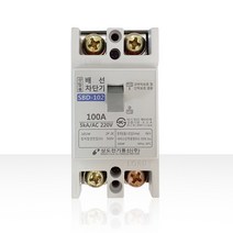 상도 배선차단기 MCCB SBD-102 2P 75/100A 산업용 분전반 차단기, 75A
