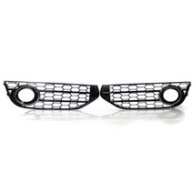 아우디 키드니 그릴 아우디 A4 B8 Allroad 2009 포그 라이트 오픈 벤트 그릴 흡입 커버 스타일링 부품, 02 silver