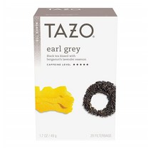 타조 티 얼 그레이 20티백 6박스 Tazo Black Tea Bags For a Delicious Beverage Earl Grey High Caffeine Level 20 6 ct, 1set