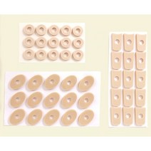 발바닥 티눈 밴드 발가락 물집 보호 패치 사마귀 패드 통증 방지 반창고, 원형 - 15PCS