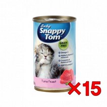 [한박스 15개] 베이비 캣 스내피톰 튜나피스트 150g 고양이 캔, 단품