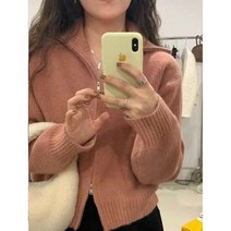 스타일 여성용 터틀넥 스웨터 느슨하고 넉넉한 니트 가디건 세련된 디자인 감각적인 틈새 두꺼운 상의 가을