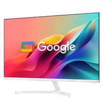 큐빅스 68.58cm 27인치 스마트 모니터 75Hz 화이트 구글 안드로이드 11 FHD 무선 WIFI 블루투스