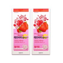 레모비타플러스정(딸기맛) 240g*2개, 120정, 2개