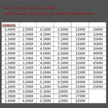 티타늄 초리대 초릿대 303 스테인레스 스틸 막대 2mm 선형 샤프트 미터법 길이, 01 400mm_02 4mm