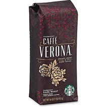 스타벅스 카페 베로나 홀 빈 커피 1Lb Starbucks Caffe Verona Whole Bean Coffee Whole Bean, 1팩