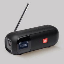 삼성전자 JBL TUNER2 FM라디오 블루투스스피커 - 콤팩트디자인 백라이트 LCD, {BLK}블랙