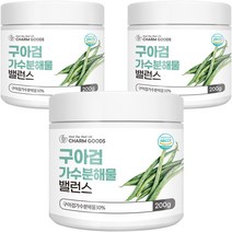 구아검 가수분해물 분말 식약처 HACCP 인증 프리바이오틱스 유산균 파우더 가루 200g, 3개