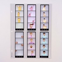 하이하바 3공 6포켓(세로형) 바인더 속지 10매 ( 카드텍 스티커 보관)