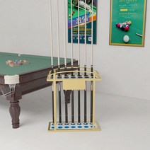 당구대 홀더 보관함 큐대 큐홀더 당구장 진열대 보관 랙 큐 당구큐대 당구용품, 작은검정