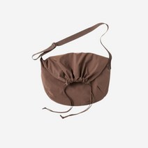 유니클로 U 드로우스트링 숄더백 브라운 Uniqlo U Drawstring Shoulder Bag Brown