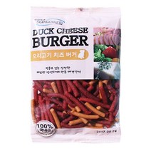 애견 강아지 간식 펫더맨 오리고기치즈버거 100g 1 EA, 본상품선택