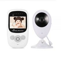 2 4 인치 화면 Babyphone 카메라 비디오 보모 베이비 모니터 보안 무선 온도 야간 투시경, US Plug