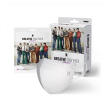 BTS방탄소년단 마스크 브리드 투게더 스탠다드 컬러 새부리형 +N95 도부마스크 대형 (10매+10매), 화이트(10매)+(N95)대형10매