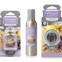 양키캔들 레몬라벤더 방향제 디퓨저 3종 세트, 레몬라벤더 3종세트