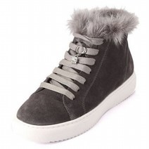 무크 여성 털트리밍 하이탑 스니커즈 3cm _is