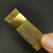 1pc 네일 드릴 비트 청소 브러시 ​​휴대용 전기 매니큐어 드릴 구리 와이어 드릴 brusher 클리너 diy 네일 아트 액세서리, 01호