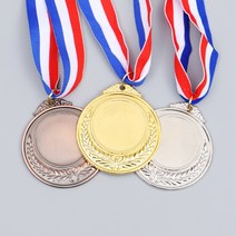 금은동 메달 경기 대회 운동회 체육 행사 졸업 기념 목걸이메달(5cm), 은메달