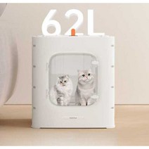 강아지 펫드라이룸 드라이기 고양이 접이식 세트, 무단계 속도조절 정밀온도조절 PRO 버전 화이트+건조기