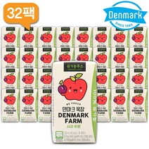 덴마크목장 유기농주스 사과푸룬 120mlX32팩, 120ml, 32개
